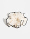 Skunzies Lisas Scrunchie Con Bordado - Combinacion Bicolor