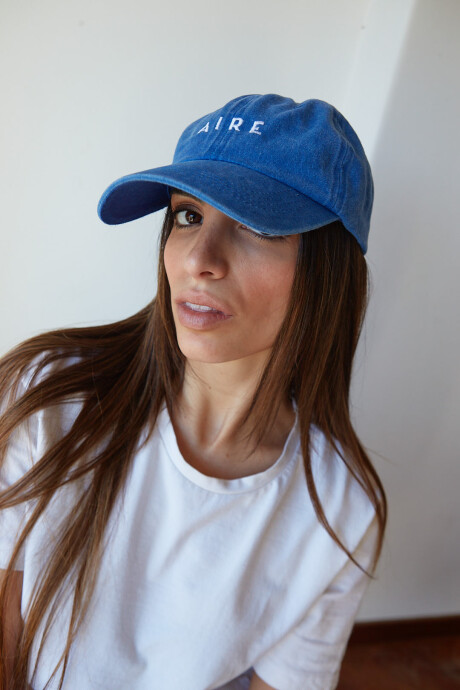 GORRA AIRE CAP LOGO WASHED BLUE