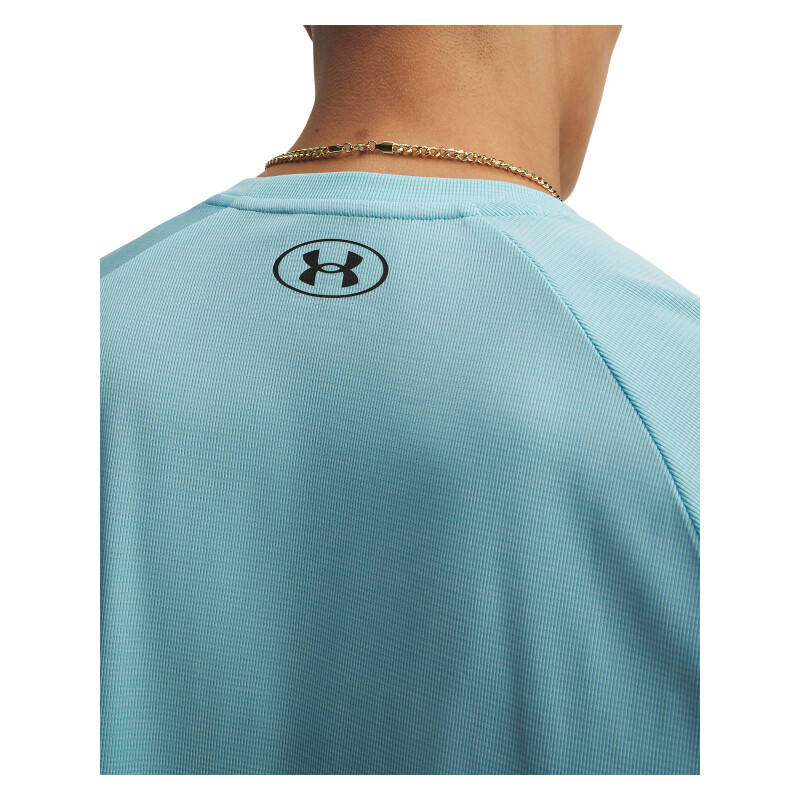 REMERA UA TECH TEXTURED SS Mujer 1382796-425 Azul