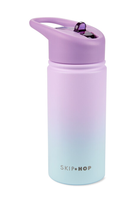 Botella Wander de acero inox. con sorbito, en degradé púrpura Botella Wander de acero inox. con sorbito, en degradé púrpura