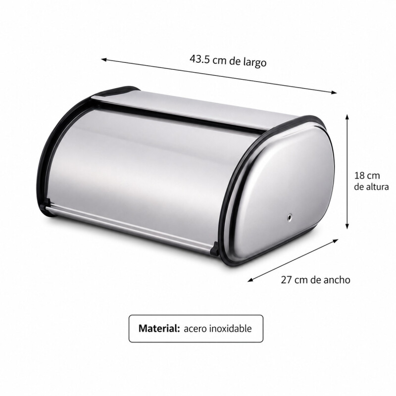 Panera en Acero Inoxidable 43.5x327x18hcm Panera en Acero Inoxidable 43.5x327x18hcm