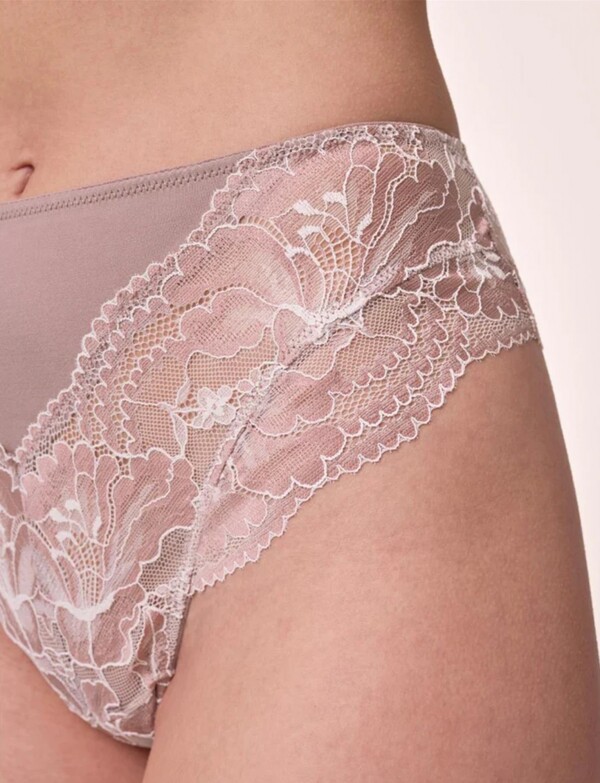 Panty Thong Encaje Ondulado LAVANDA/MULTI