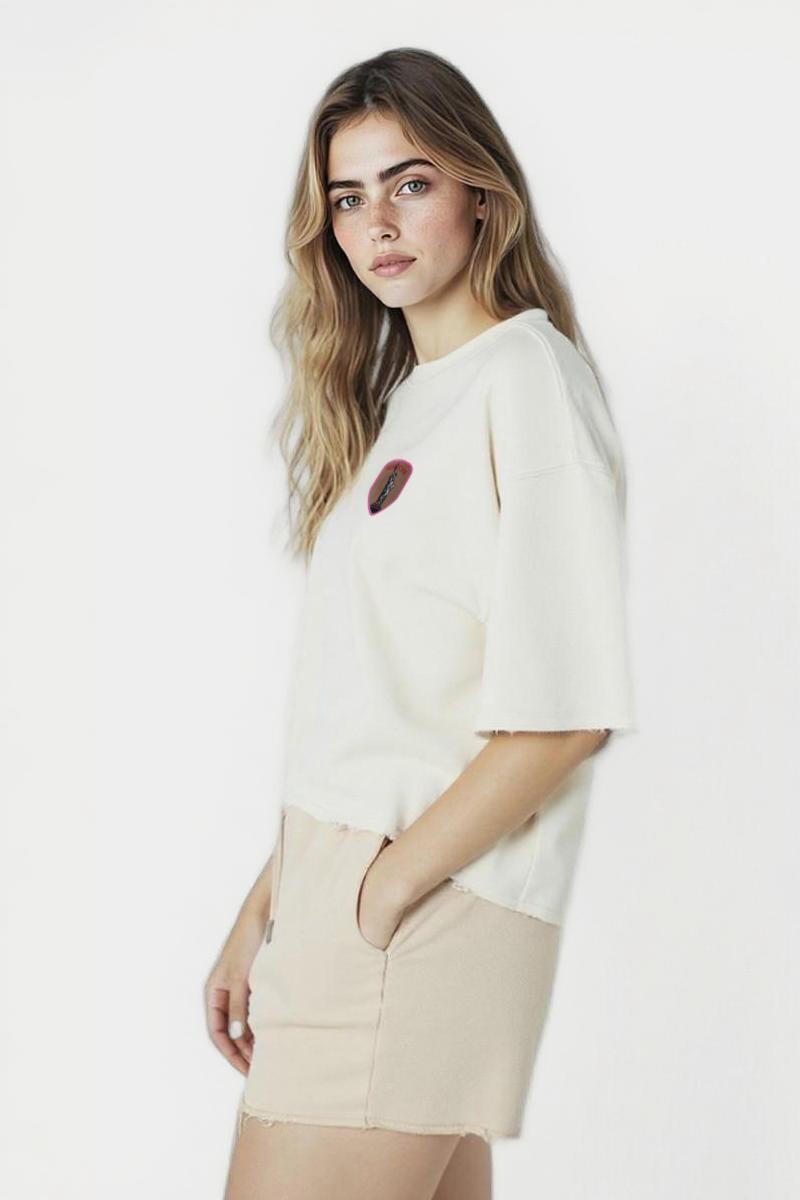 Remera Greta Crudo