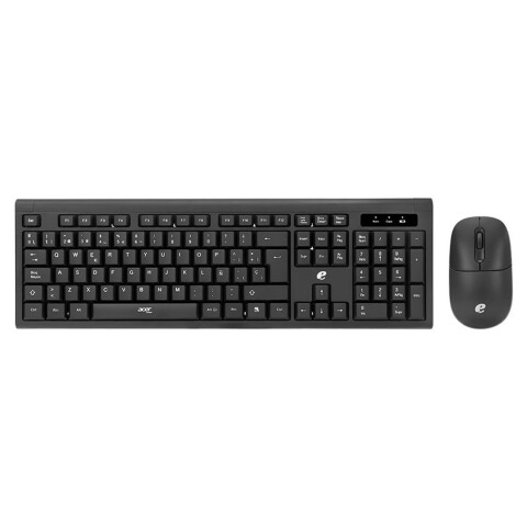 Kit Teclado Y Mouse Inalambrico Acer Español USB 2.4G Variante Color Negro