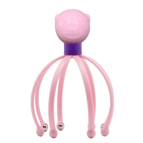 Masajeador de cabeza con 8 puntos alivia estrés, rascador Masajeador De Cabeza Con 8 Puntos Alivia Estrés, Rascador