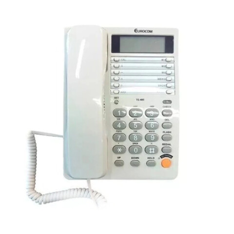 TELEFONO FIJO EUROCOM TE400XL MANOS LIBRES Telefono Fijo Eurocom Te400xl Manos Libres