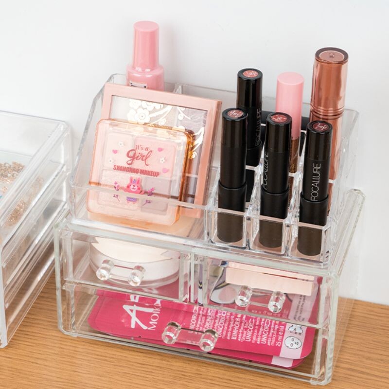 Organizador De Maquillaje De Plástico - 10 Compartimentos Organizador De Maquillaje De Plástico - 10 Compartimentos
