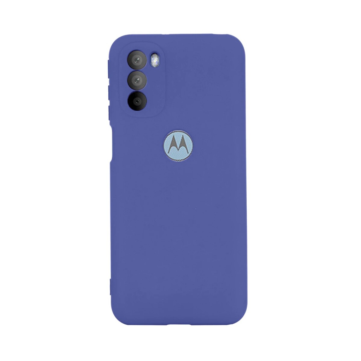 Protector Funda Case de Silicona para Motorola Moto G51 - Azul 