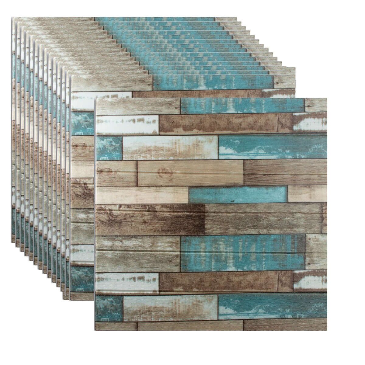 Set x10 Placa De Revestimiento simil piedra - TABLA RUSTICA 