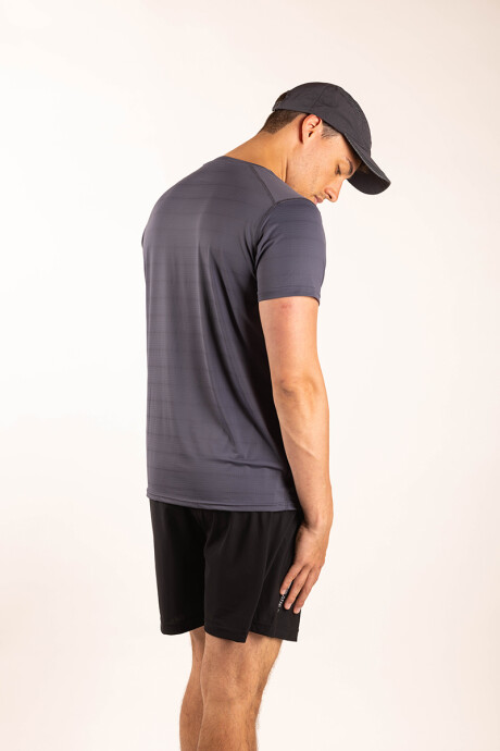 Remera Dry Fit Hombre Gris