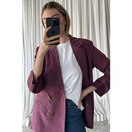 Blazer Sobri Bordeaux
