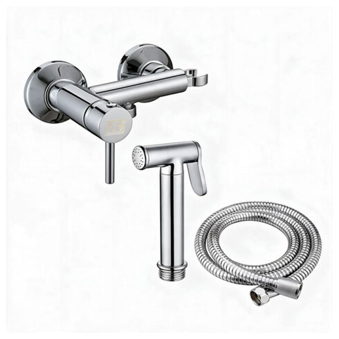 DUCHA HIGIENICA FRIO Y CALIENTE CROMO INCL. FLEXIBLE CROMO