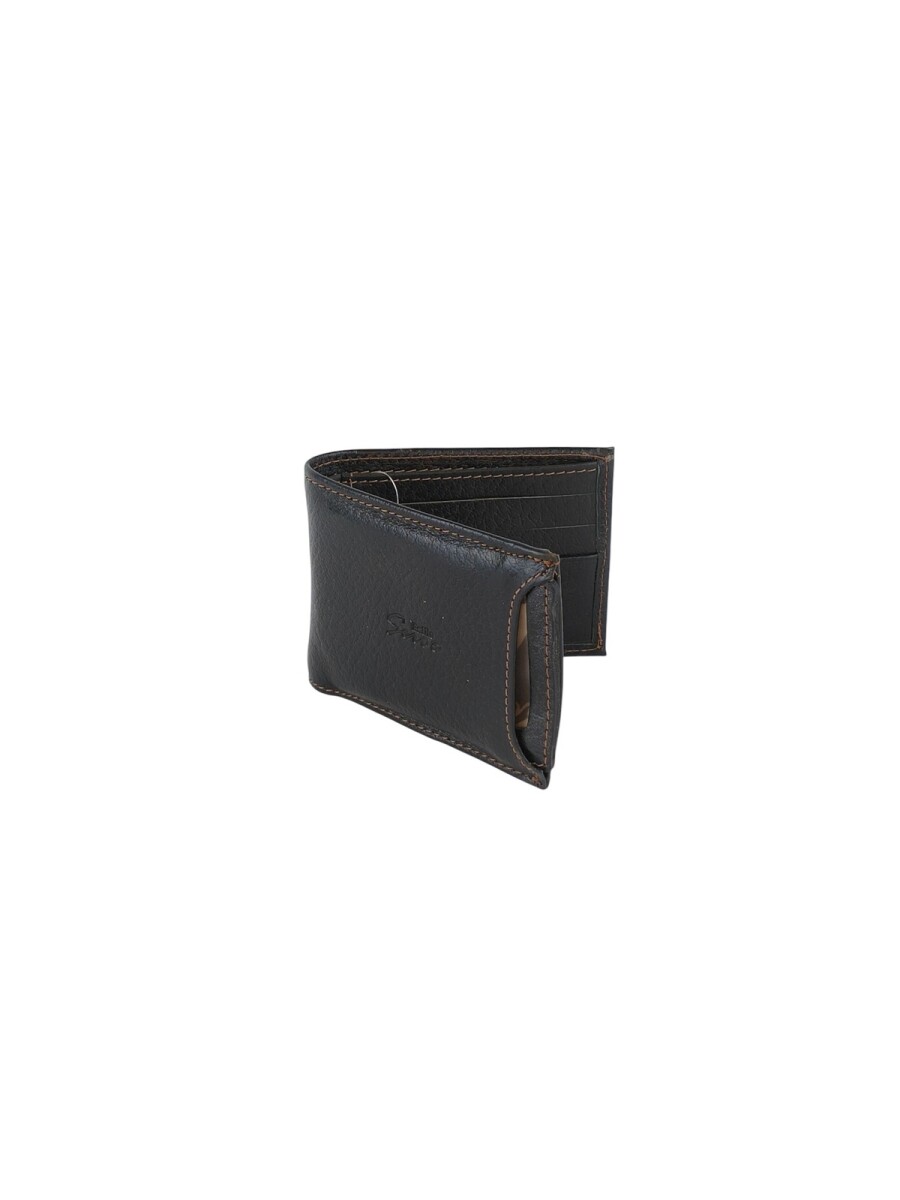 Billetera con tarjetero extraible - Negro 