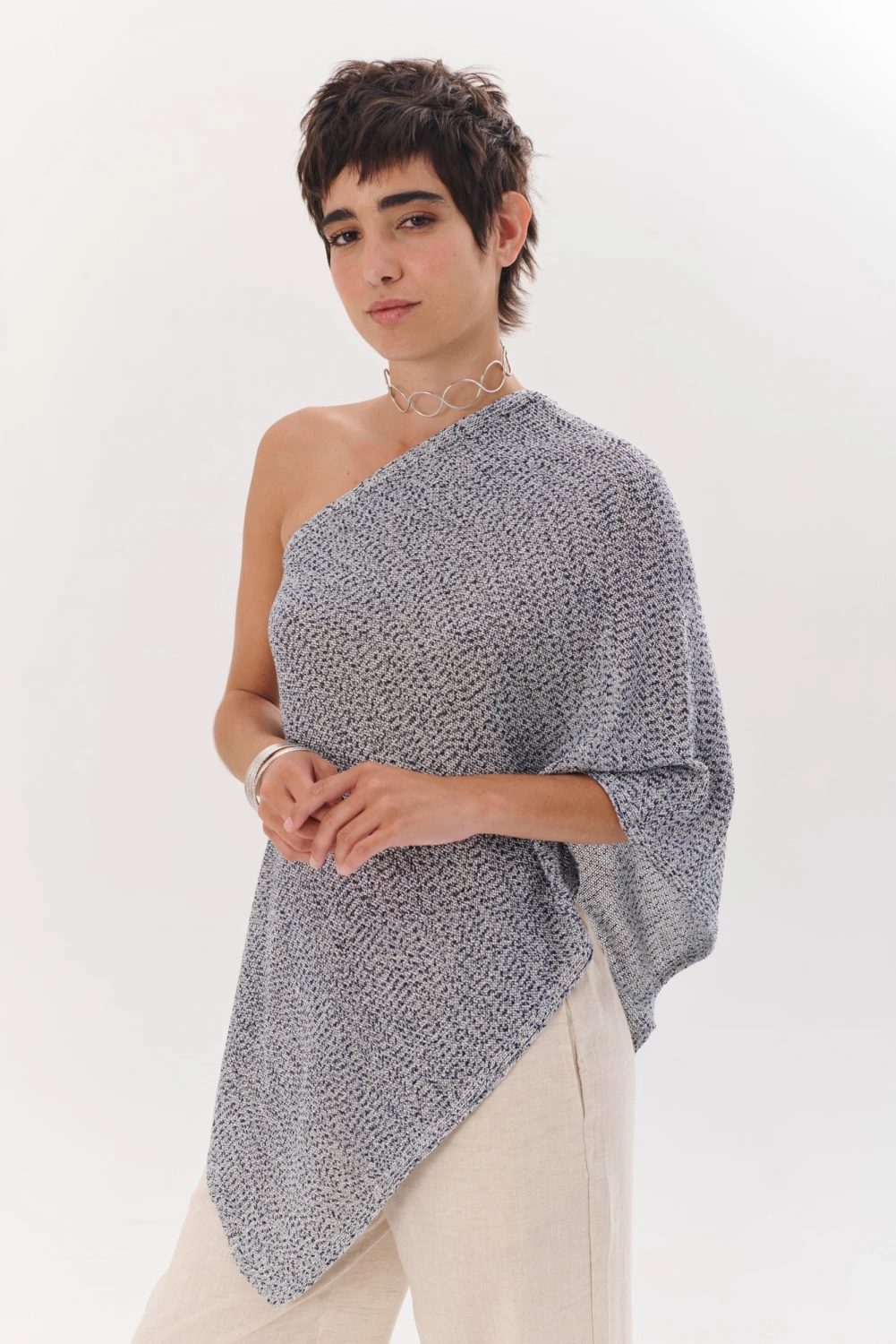 PONCHO SUN azul talle unico