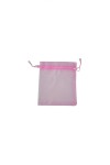 Bolsa organza 8x11 cm. ROSADO