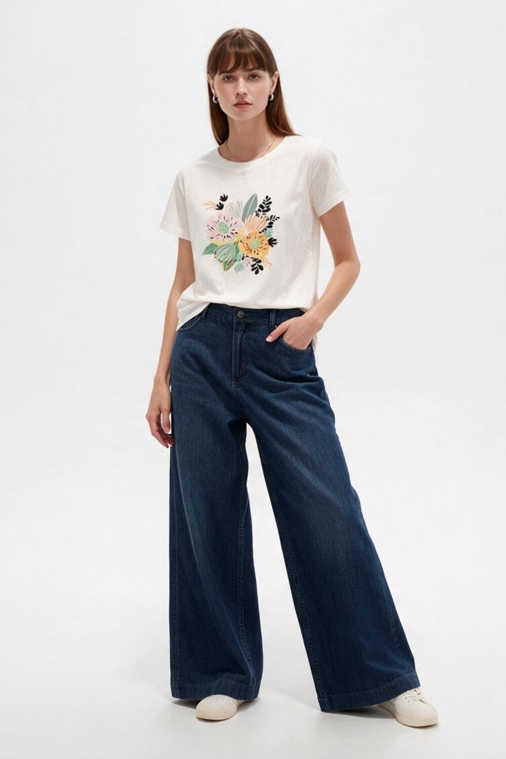 Remera Violeta Estampado 1
