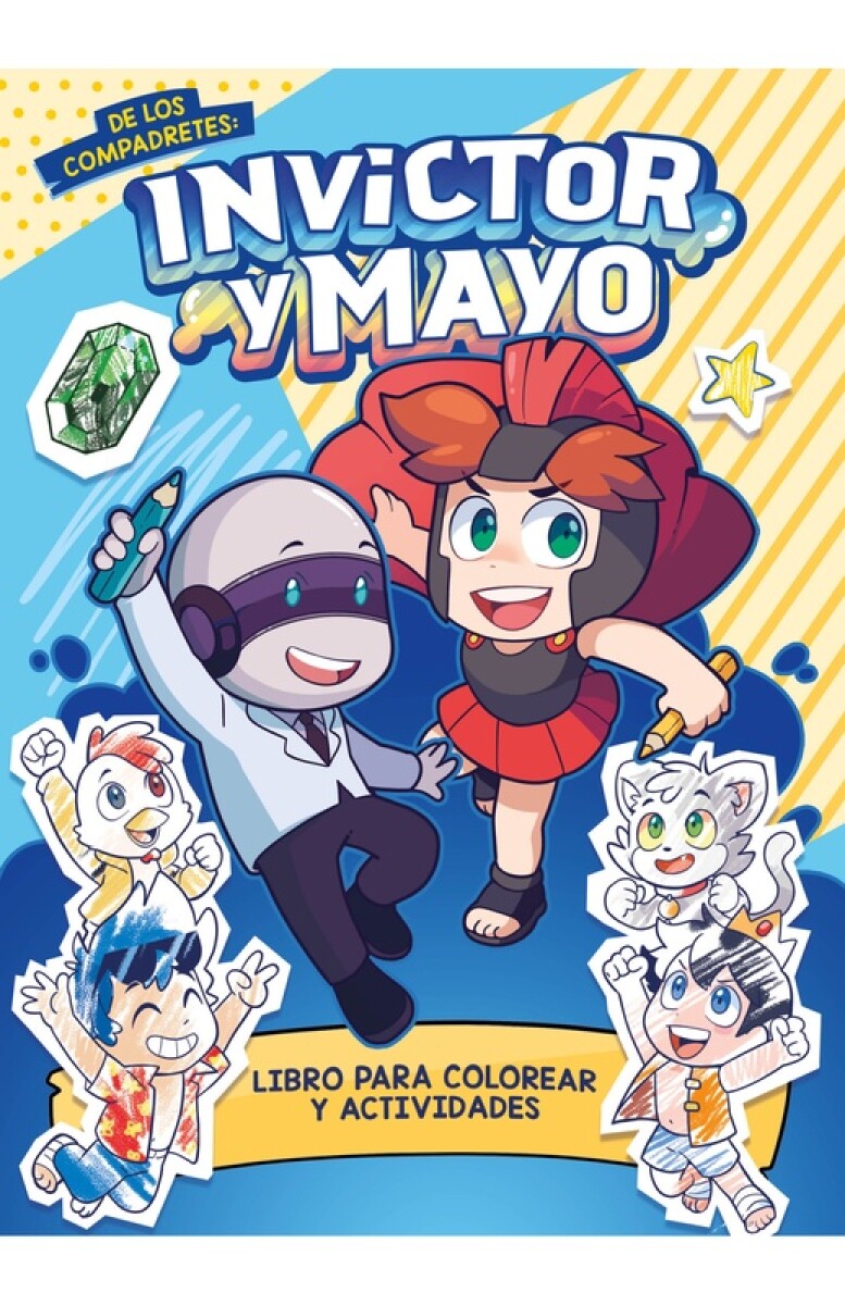 Invictor Y Mayo- Libro Para Colorear Y Actividades 