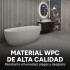 Pack x50 Wpc Simil Madera Wall Panel Lambrin 2.90x16.7 Color Mármol Gris