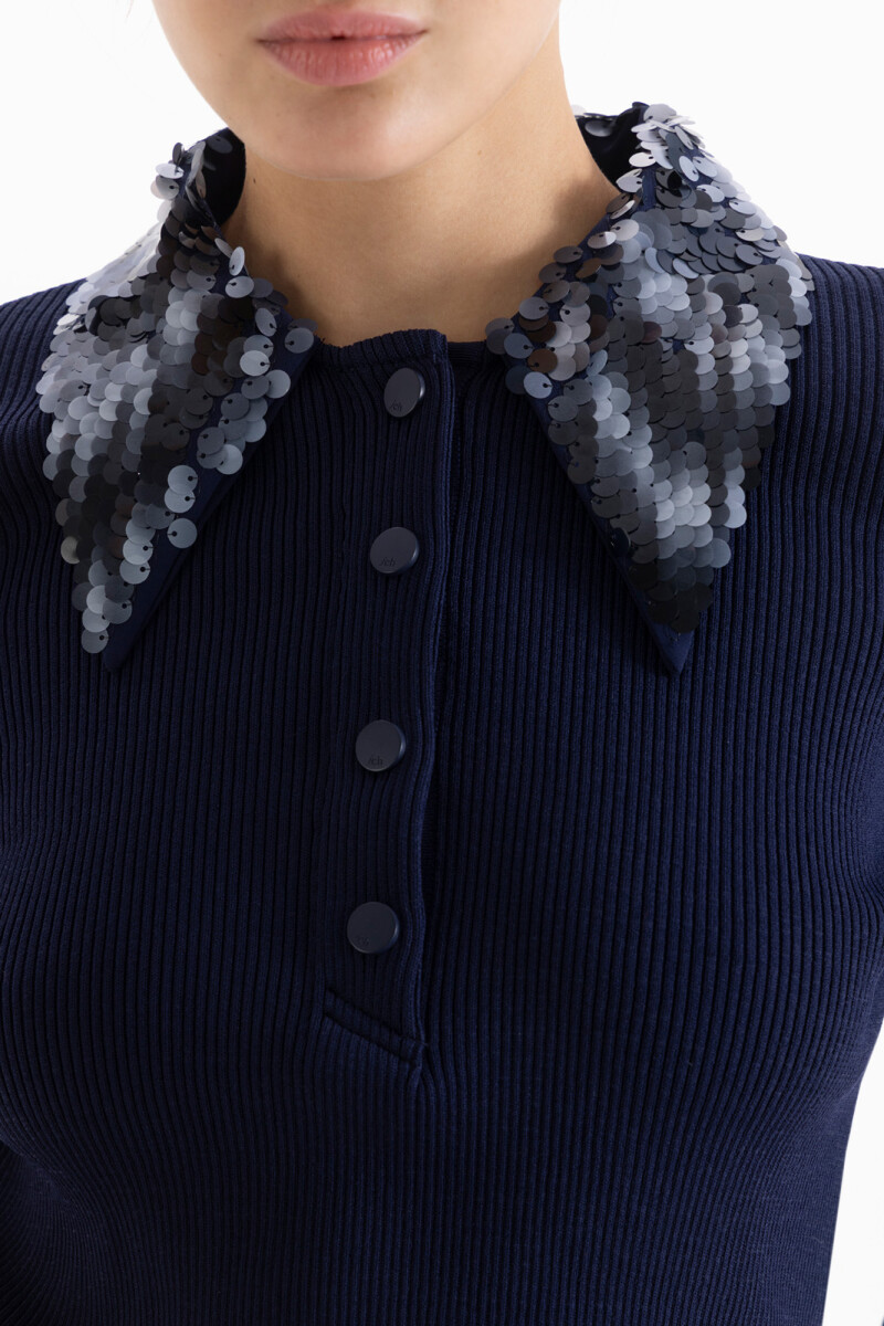 TOP SQUARE Azul Marino