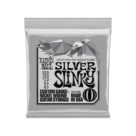 ENCORDADO ELECTRICA ERNIE BALL JOHN MAYER SILVER SLINKY NICKEL 0.105/0.47 ENCORDADO ELECTRICA ERNIE BALL JOHN MAYER SILVER SLINKY NICKEL 0.105/0.47