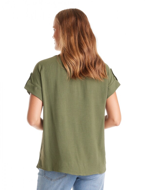 Blusa Crepe VERDE