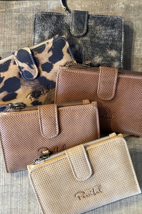 Billetera Zip Chica Leopardo