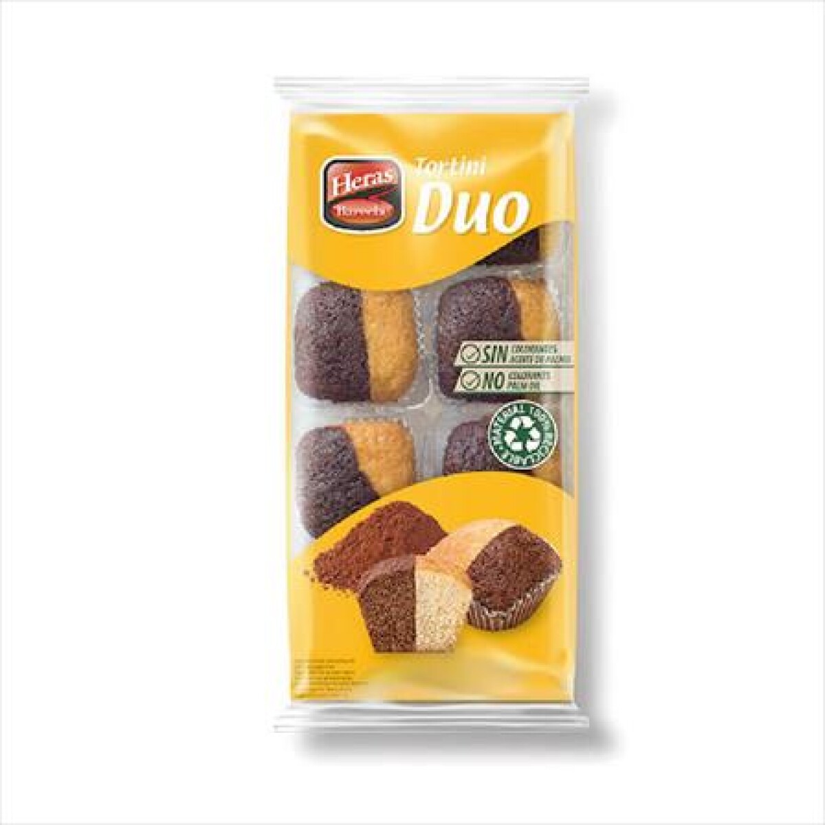 MAGDALENAS HERAS TORTINI DUO 8 PCS 200GRS 