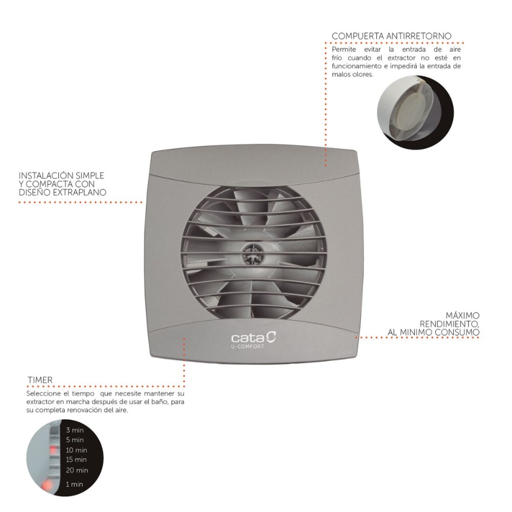 Extractor UC-10 Timer Silver Extractor Uc-10 Timer Silver