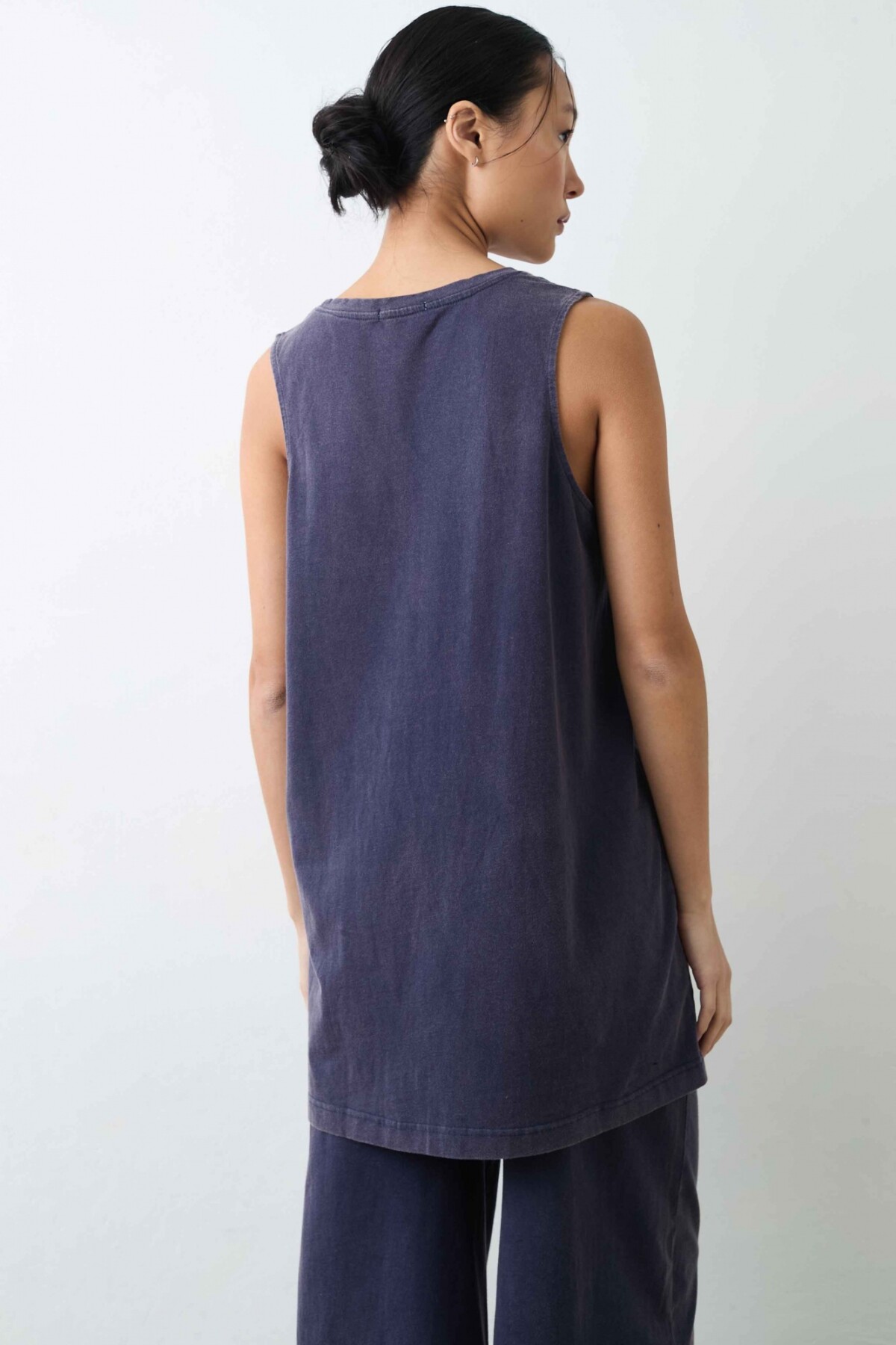 Vestido Aura Azul Gastado