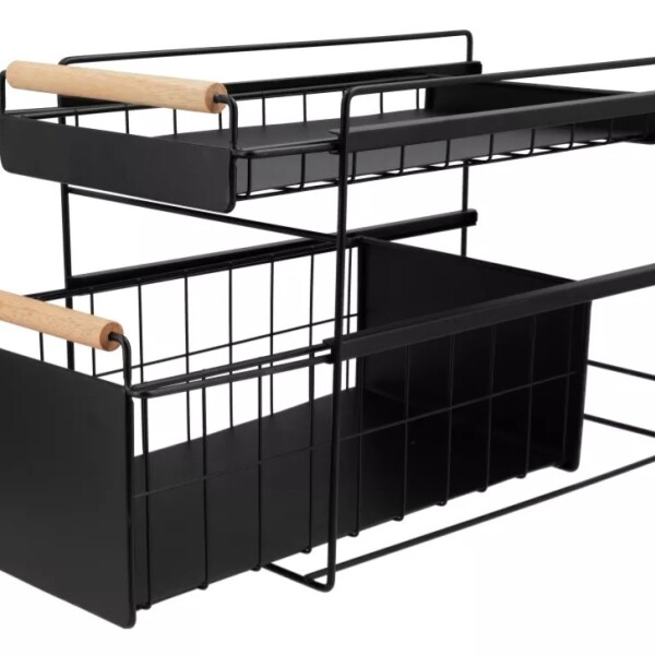 Estante Organizador Bajo Mesada Alacena Cocina 2 Cajones IMBACK Estante Organizador Bajo Mesada Alacena Cocina 2 Cajones IMBACK