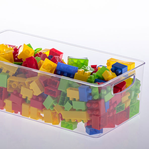 CAJA ORGANIZADOR MULTIUSO PARAMOUNT CRISTAL 40 CM RENOVATE TRANSPARENTE