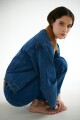 CHAQUETA JEAN CUELLO CAMEL