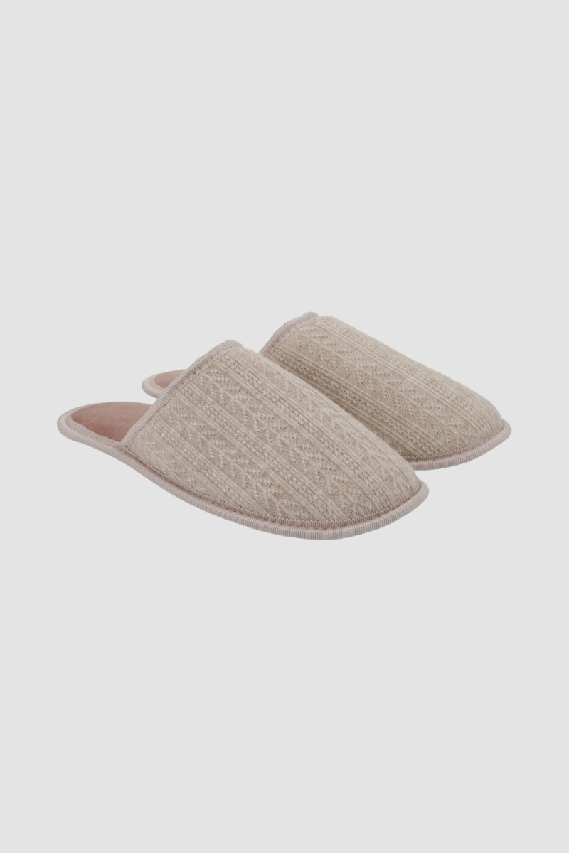 Pantufla basic inv25 - Beige 