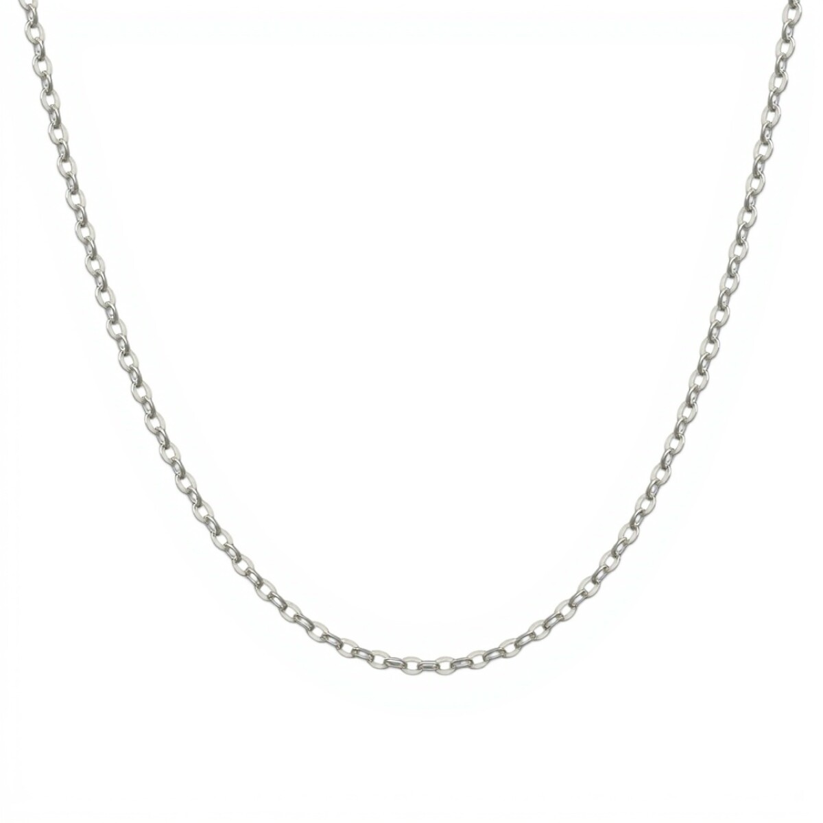 Cadena Ovalos-Plata 925-Sin Piedra-CD3066 - sinpiedra 