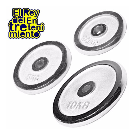 Disco Hierro Cromado 5Kg Expert Compacto Pesa P/ Barras y mancuernas Disco Hierro Cromado 5Kg Expert Compacto Pesa P/ Barras y mancuernas