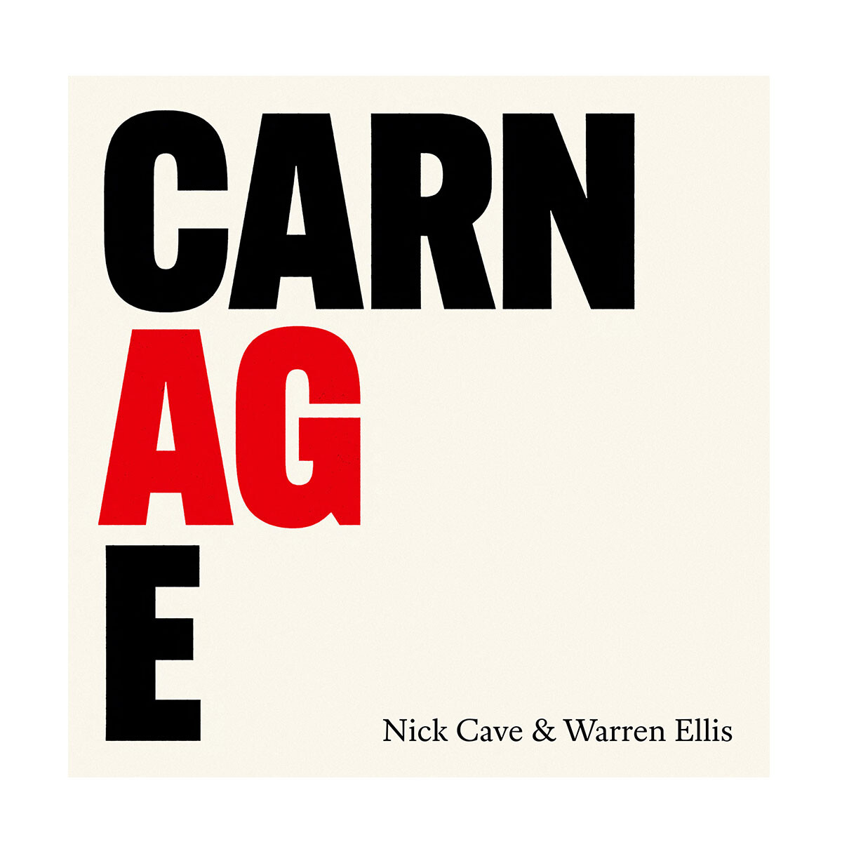 Nick Cave - Carnage - Vinilo 
