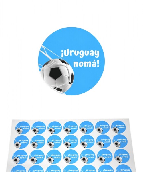 Sticker Uruguay plancha 20x30 cm DISEÑO 1