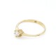 Anillo solitario en oro 18k engarce 6 puntas Anillo solitario en oro 18k engarce 6 puntas