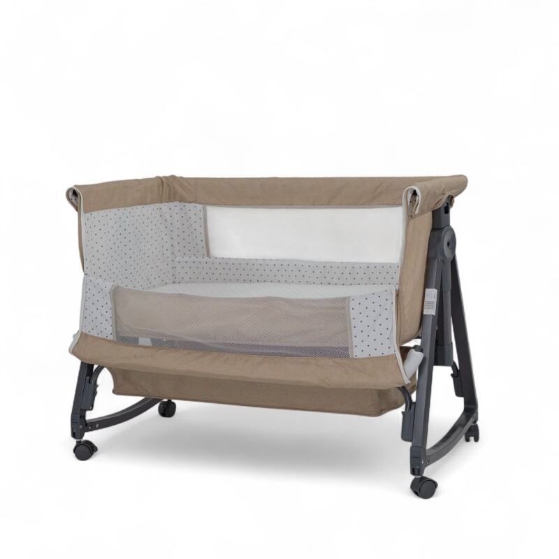 Cuna Colecho Mecedora 2en1 con Mosquitero Bebesit color BEIGE Cuna Colecho Mecedora 2en1 con Mosquitero Bebesit color BEIGE