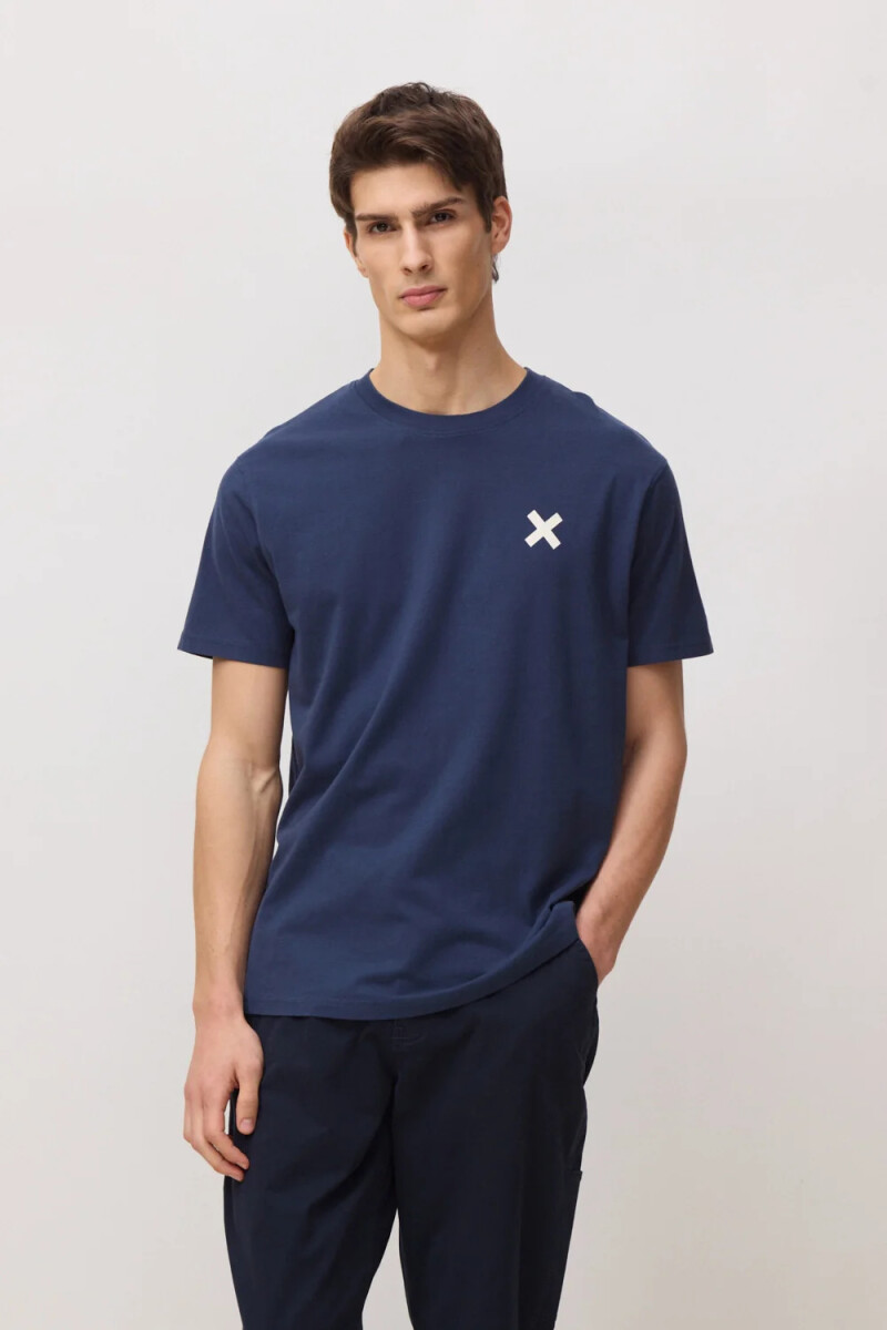 NAVY AMSTERDAM TEE 