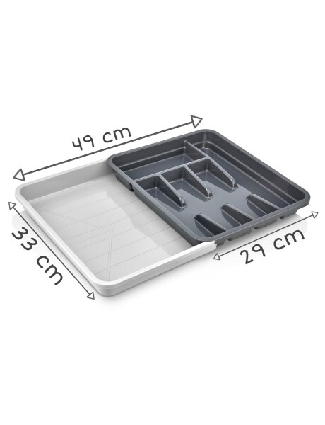 CUBIERTERO AJUSTABLE GRIS CUBIERTERO AJUSTABLE GRIS