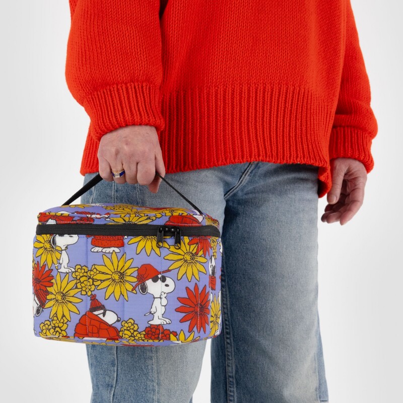 Lanchera Térmica Box Alto 18x16x20.6cm Floral Snoopy