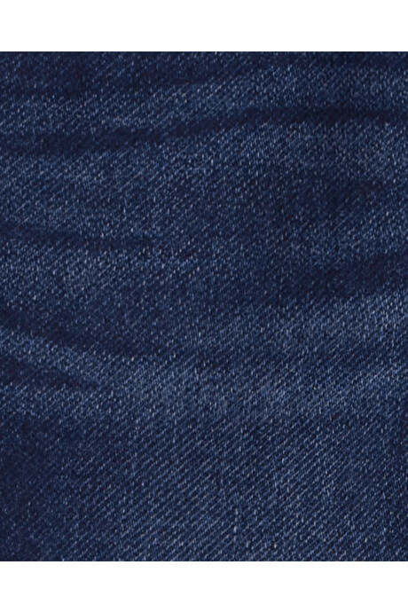 Pantalón jean, estilo deportivo, azul oscuro. Talles 2-5T Sin color