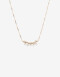 Collares Cortos Strass Collar Con Charm De Cubic Zirconia - Dorado