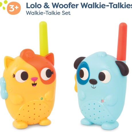 Set x2 Walkie-Talkies: Gato y Perro