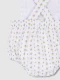 Ranita Estampado Florecitas Gris