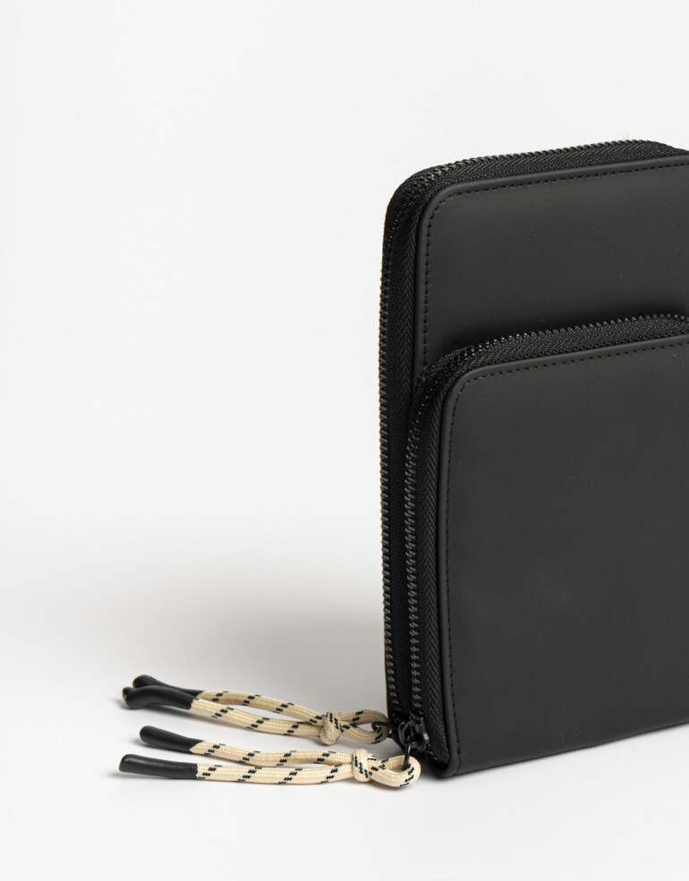 Ficheros Billetera Fichero Con Correa - Negro