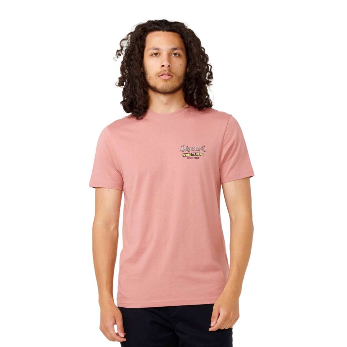 Remera Rip Curl Shred Til - Salmón 