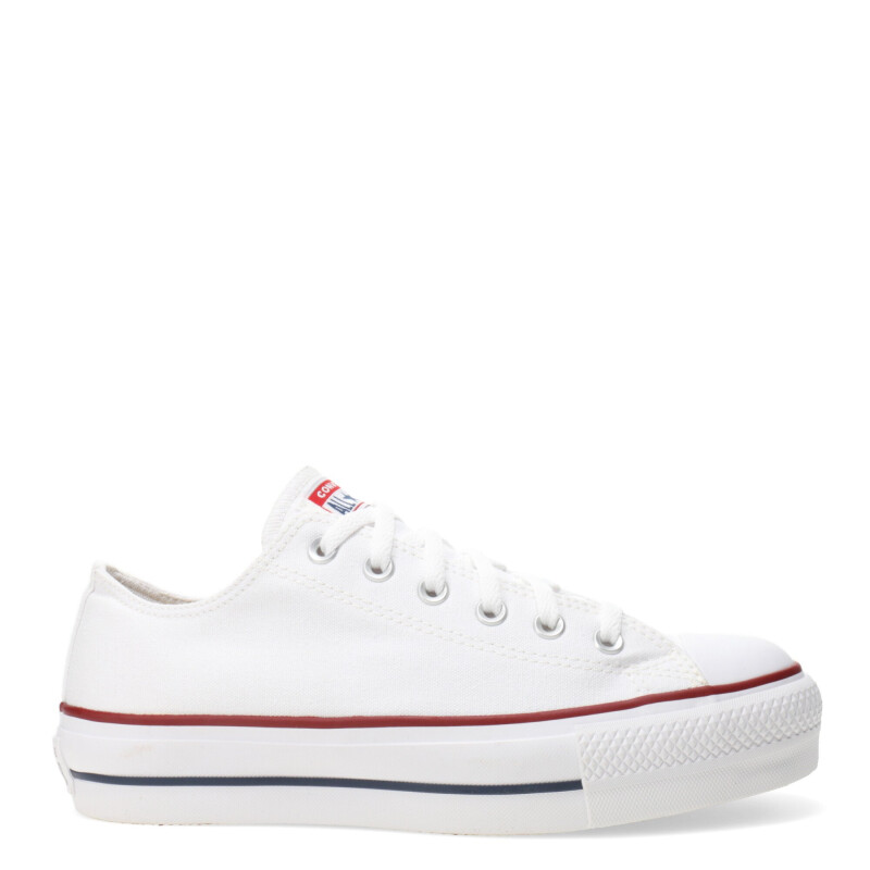 Championes Unisex Converse Chuck Taylor All Star Lift Blanco - Rojo - Azul