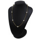 Cadena en oro 18k amarillo con 8 perlas Cadena en oro 18k amarillo con 8 perlas